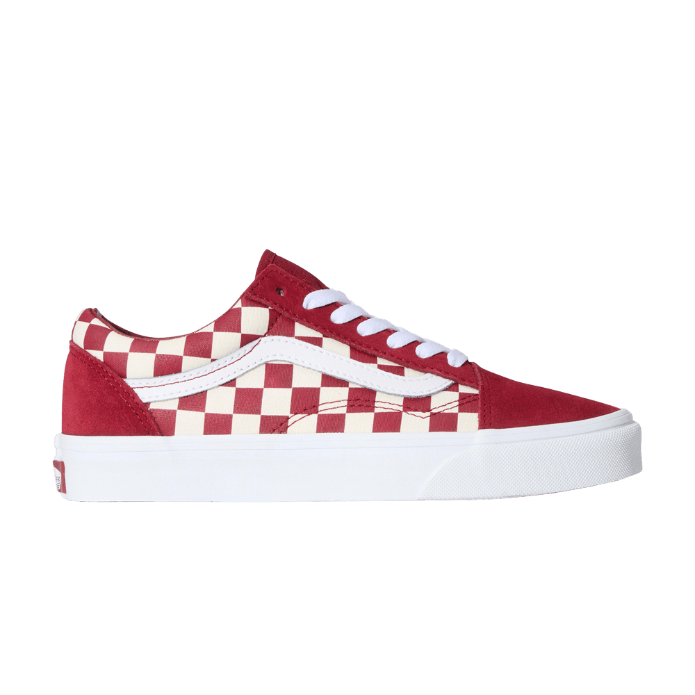 Vans Old Skool - Checkerboard - Red