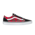 Vans Old Skool - Plaid - Red