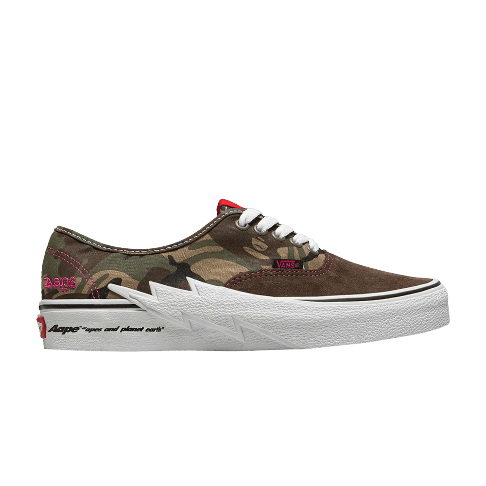 AAPE x Vans Authentic - Bolt - Green Camo