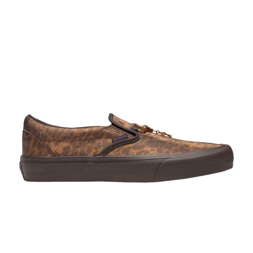 Needles x Vans Vault Classic Slip-On V - Animal Print - Brown
