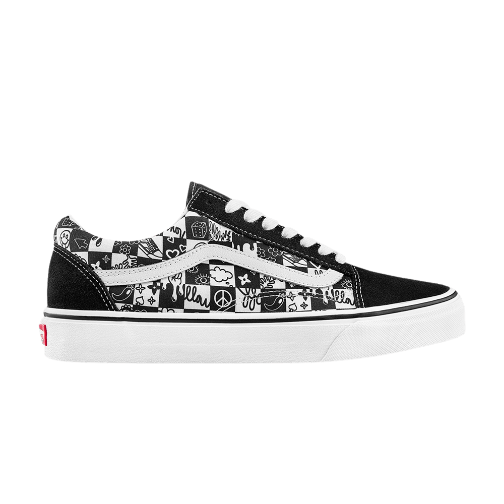 Vans Old Skool - Doodle Checkerboard