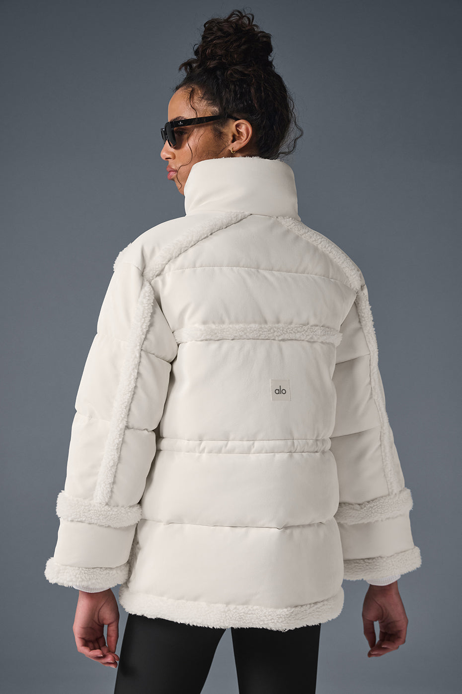 ALO Yoga Ice Breaker Puffer Jacket - Ivory - 3