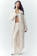 ALO Yoga Cashmere Northstar Long Cardigan - Ivory