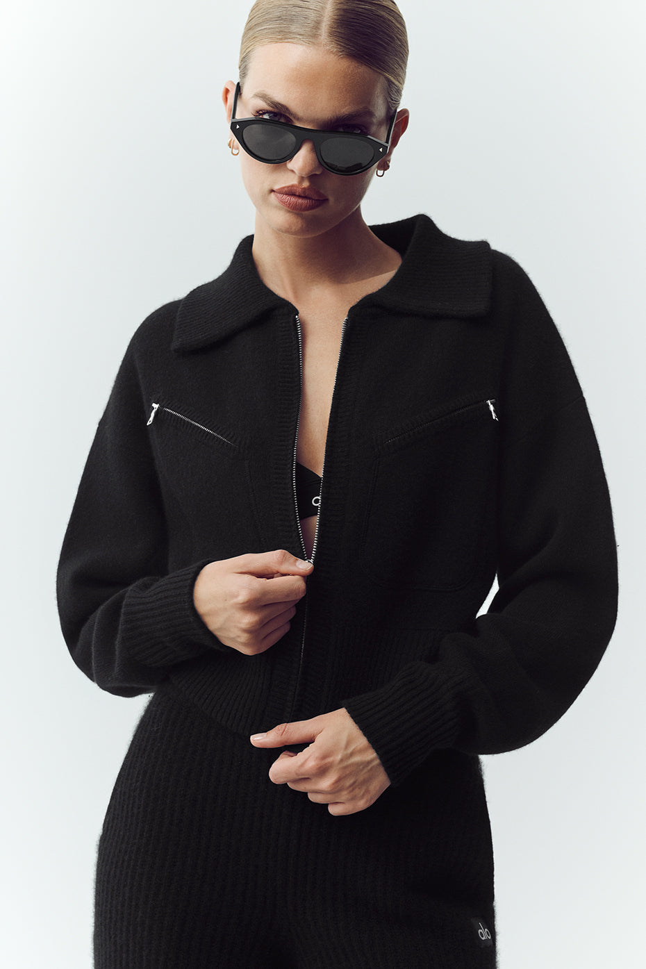 ALO Yoga Cashmere Radiate Jacket - Black