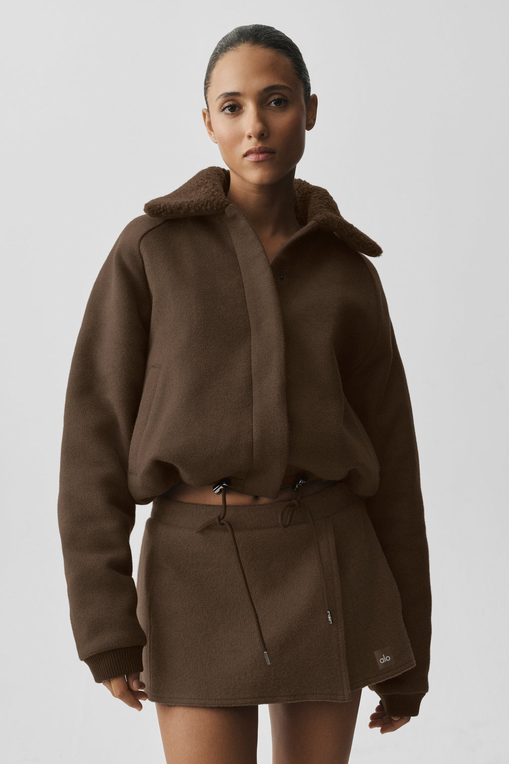 ALO Yoga Alpine Meadow Jacket - Espresso - 3