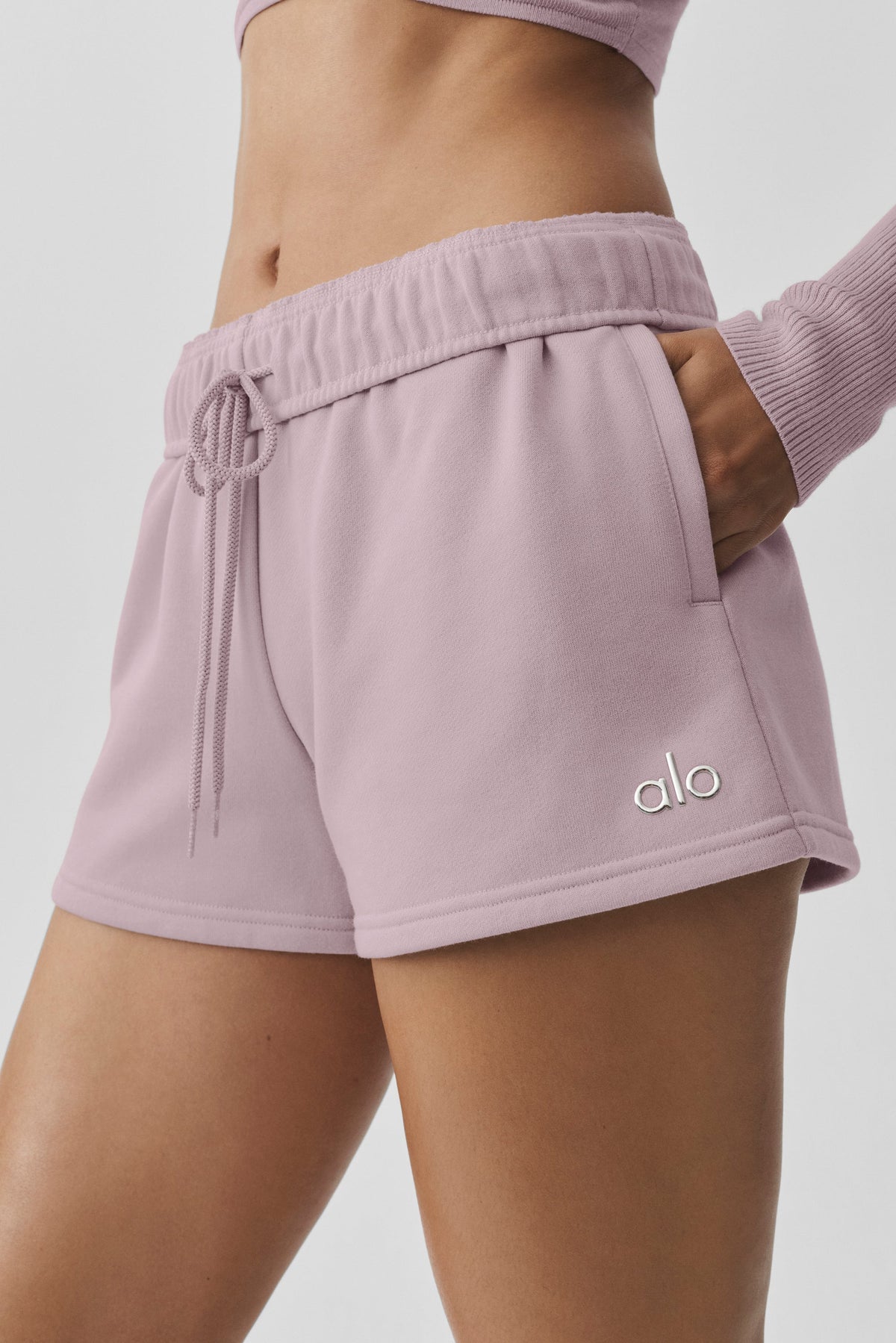 ALO Yoga Accolade Short - Frosted Pearl - 3