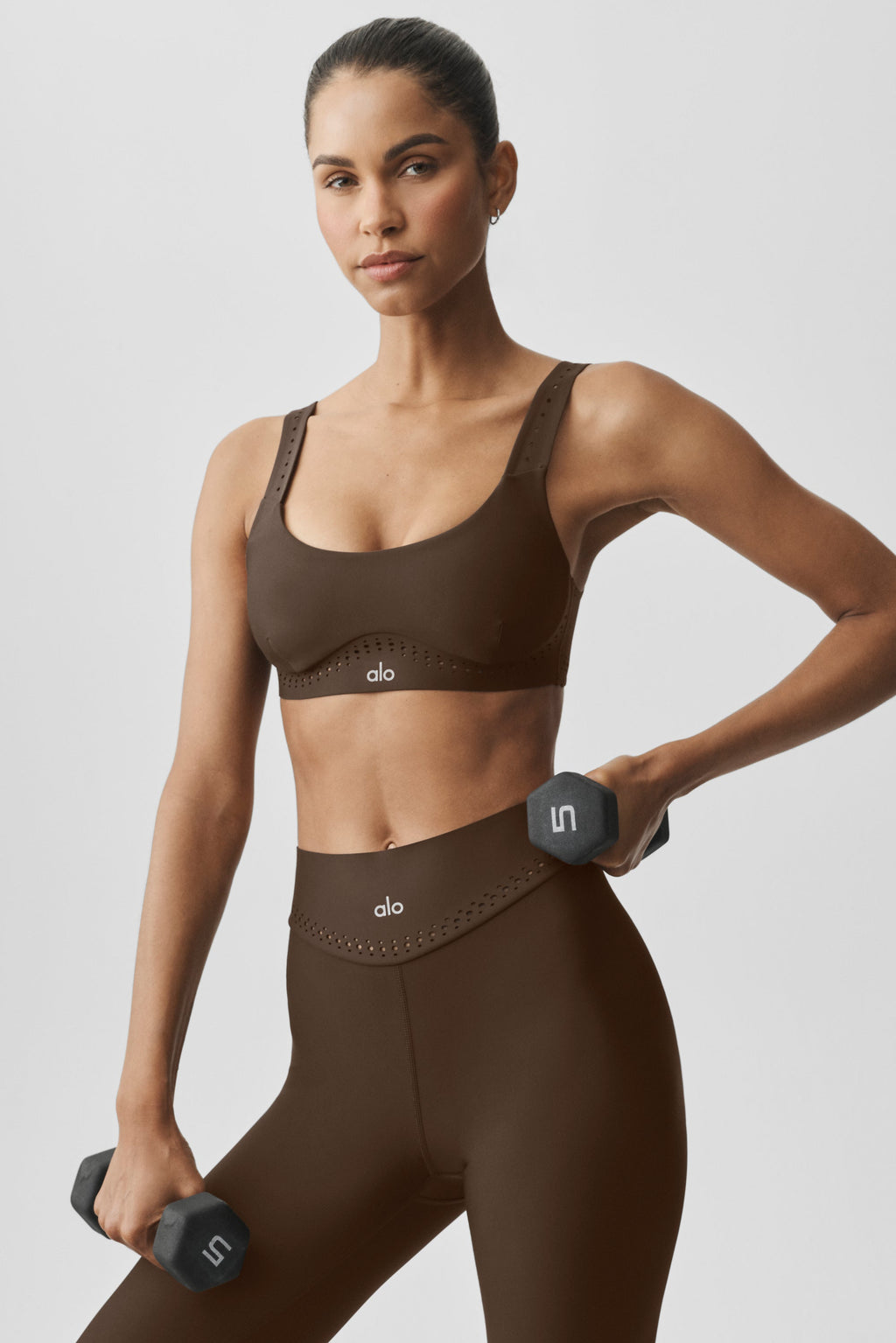 ALO Yoga Airlift Superstar Bra - Espresso - 6