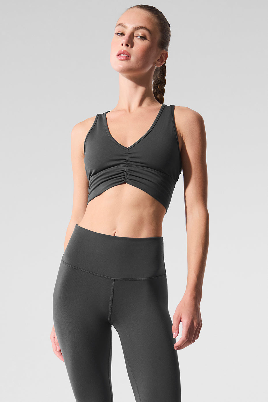 ALO Yoga Wild Thing Bra - Anthracite