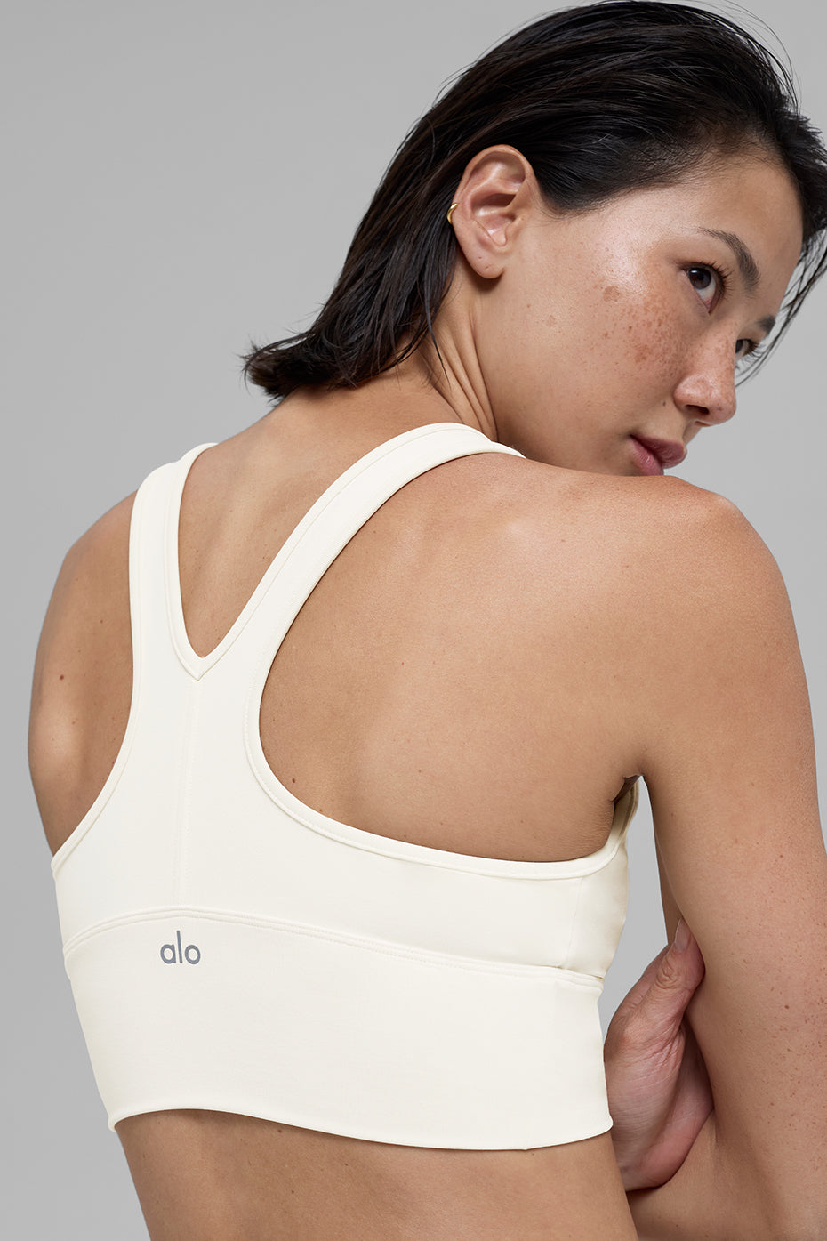 ALO Yoga Wild Thing Bra - Ivory - 3