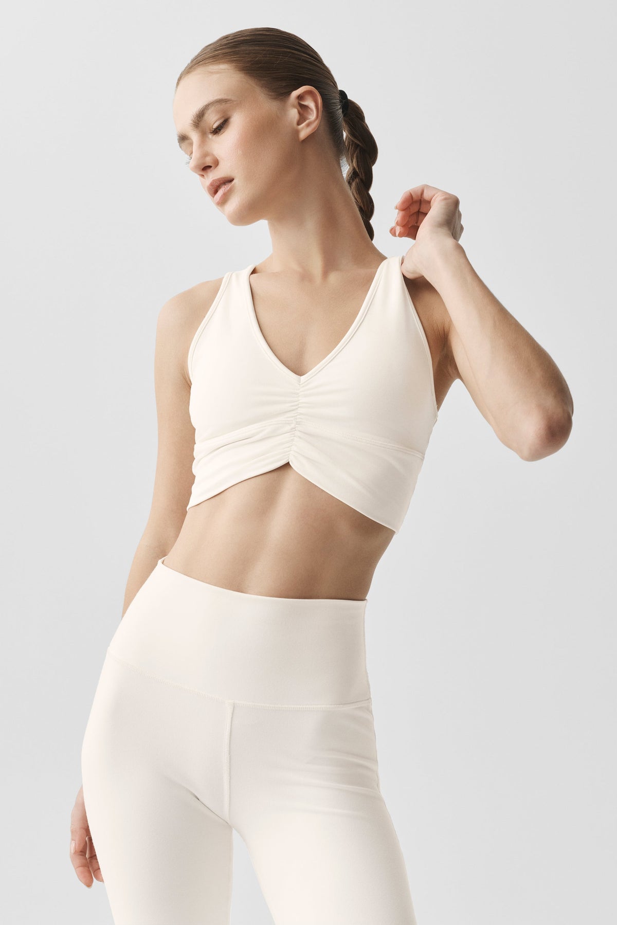 ALO Yoga Wild Thing Bra - Ivory - 3