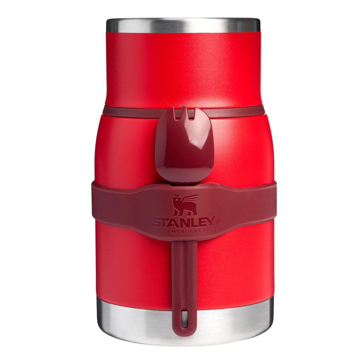 Stanley 1913 Adventure To-Go Food Jar + Spork | 24 OZ - Chili Red