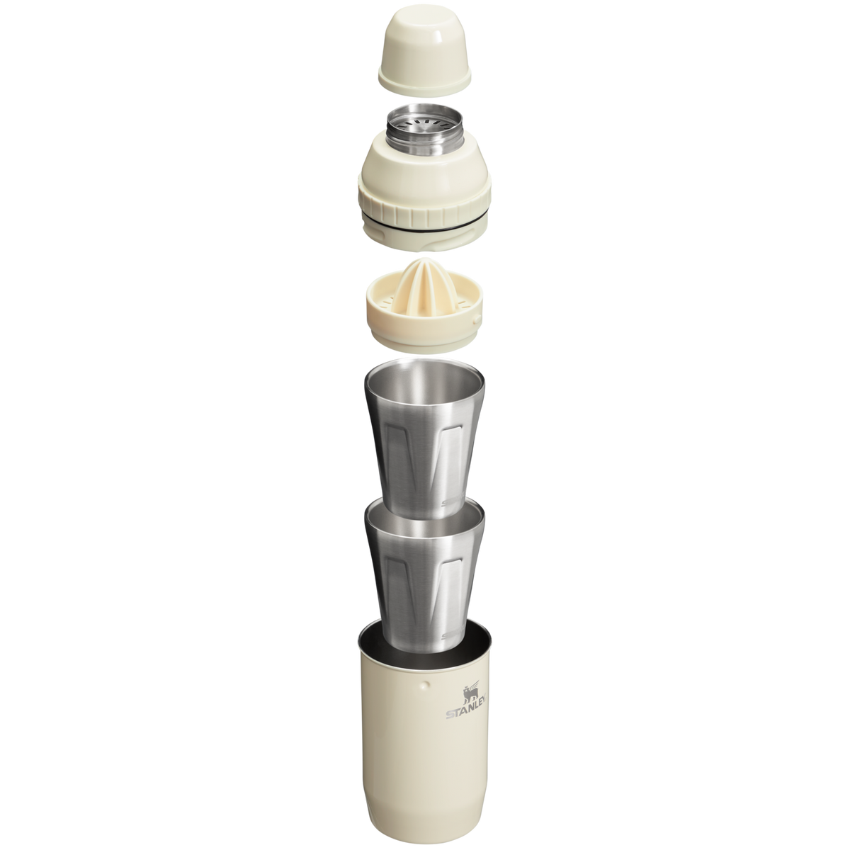 Stanley 1913 Adventure Happy Hour Cocktail Shaker Set - Cream Gloss - 2