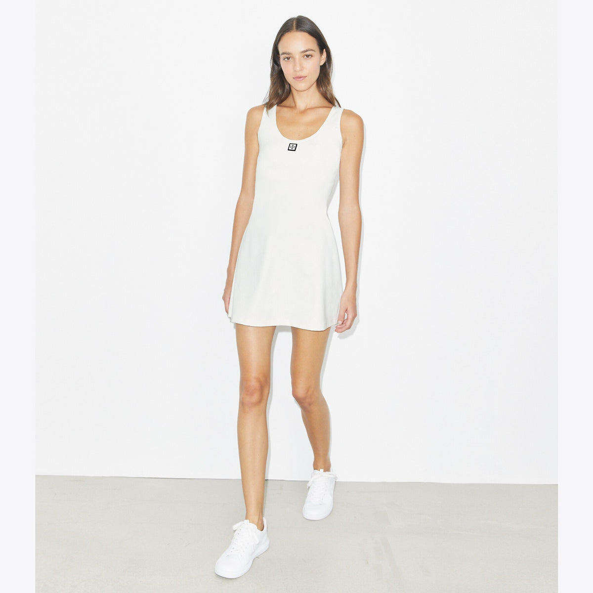 Tory Burch A-Line Tennis Dress - Snow White - 3