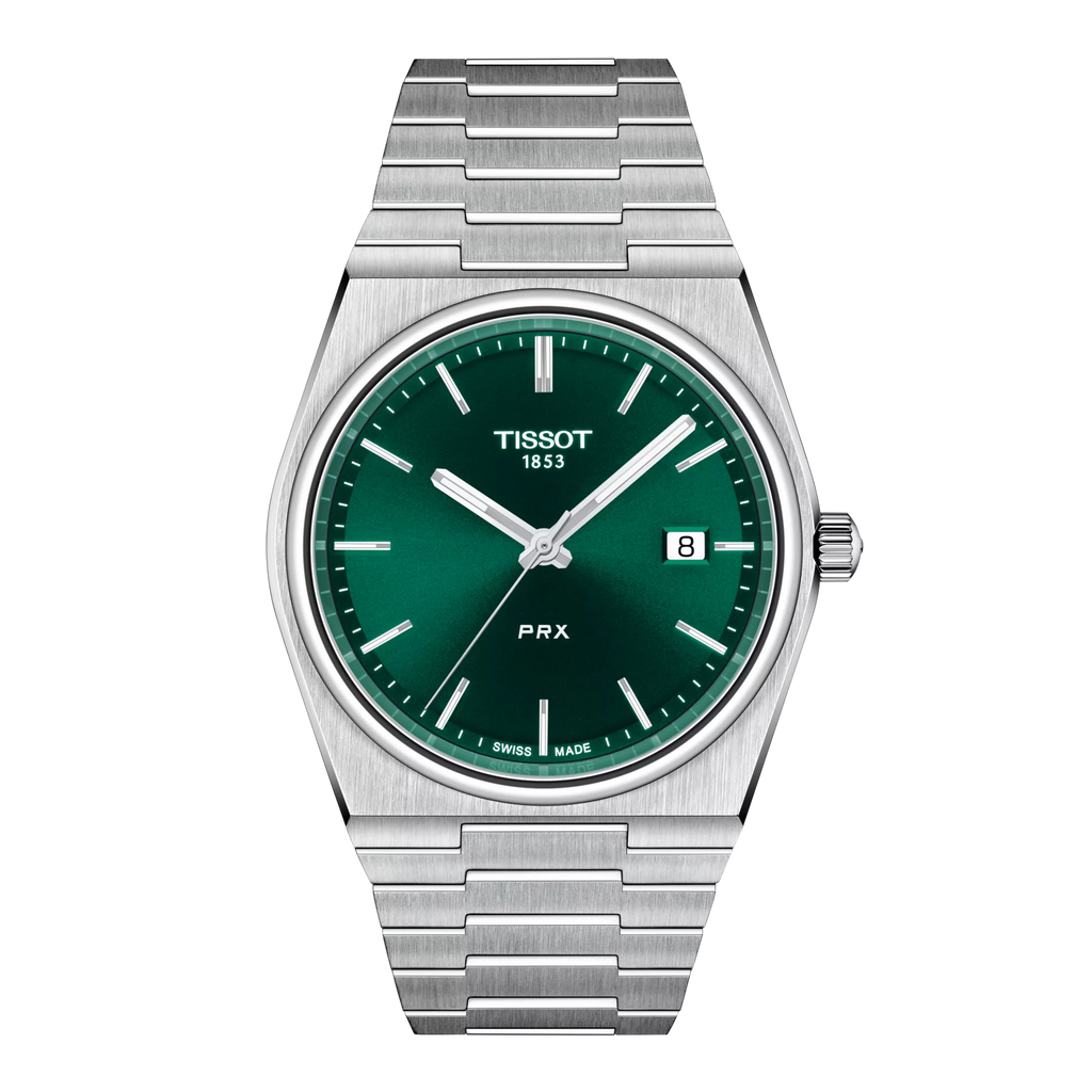 Front view of the watch Tissot PRX 40mm