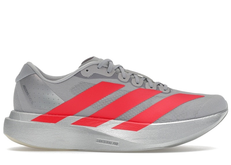 adidas Adizero Evo SL - Silver Metallic Lucid Red
