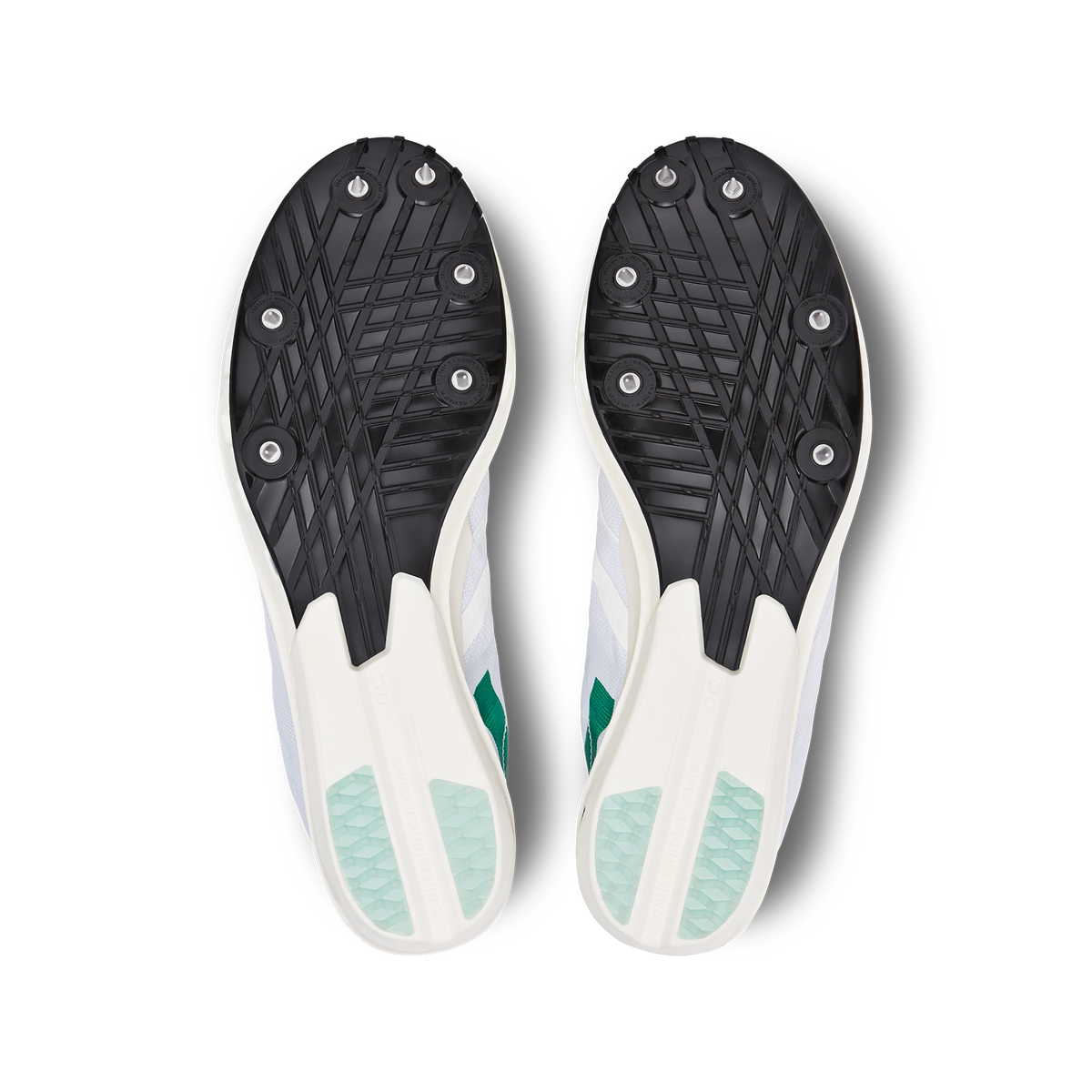On Cloudspike 10000m Undyed-White & Mint Men - 3