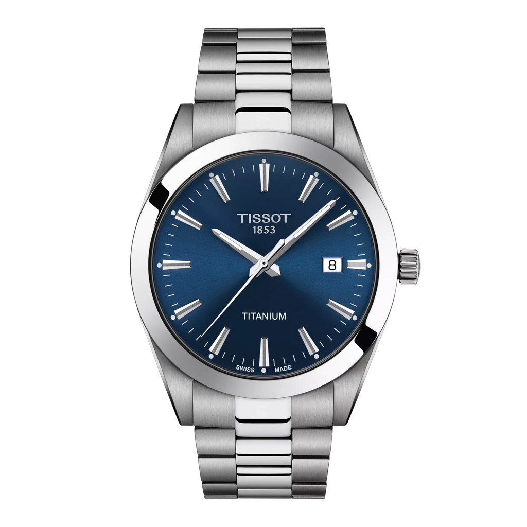 Front view of the watch Tissot Gentleman 40mm
