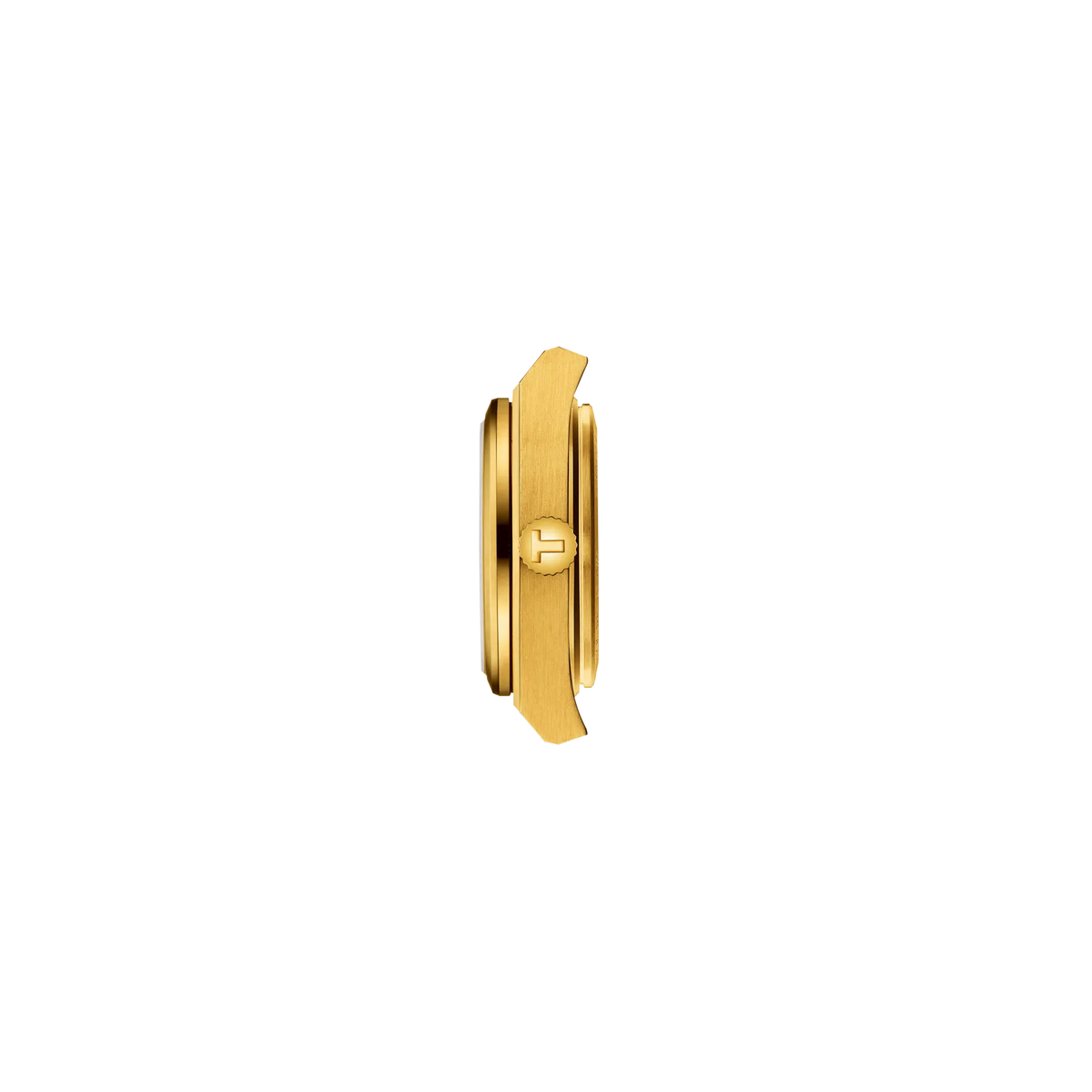 Profile view of the watch case Tissot PRX 25mm