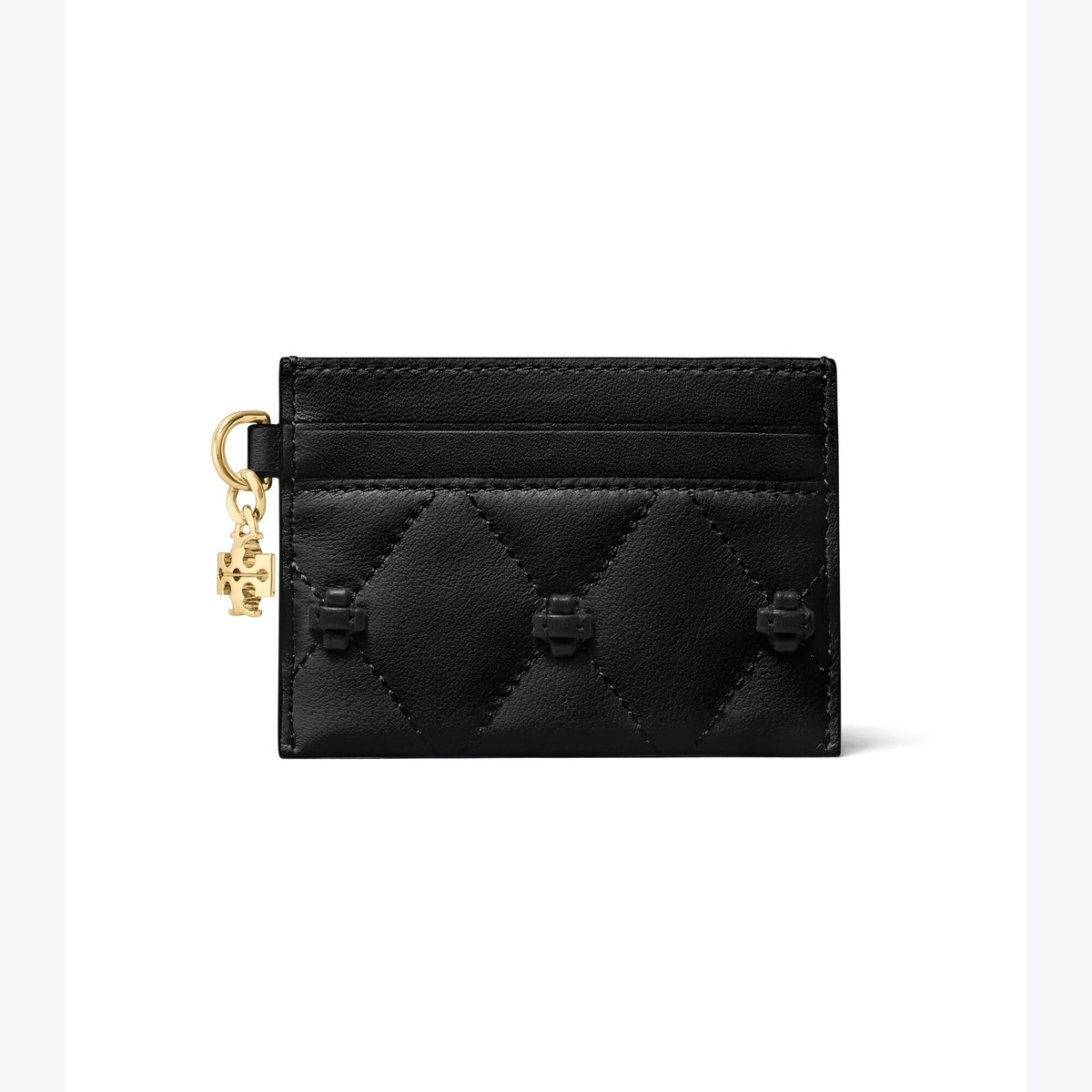 Tory Burch Bunny Knot Card Case - Black - 4