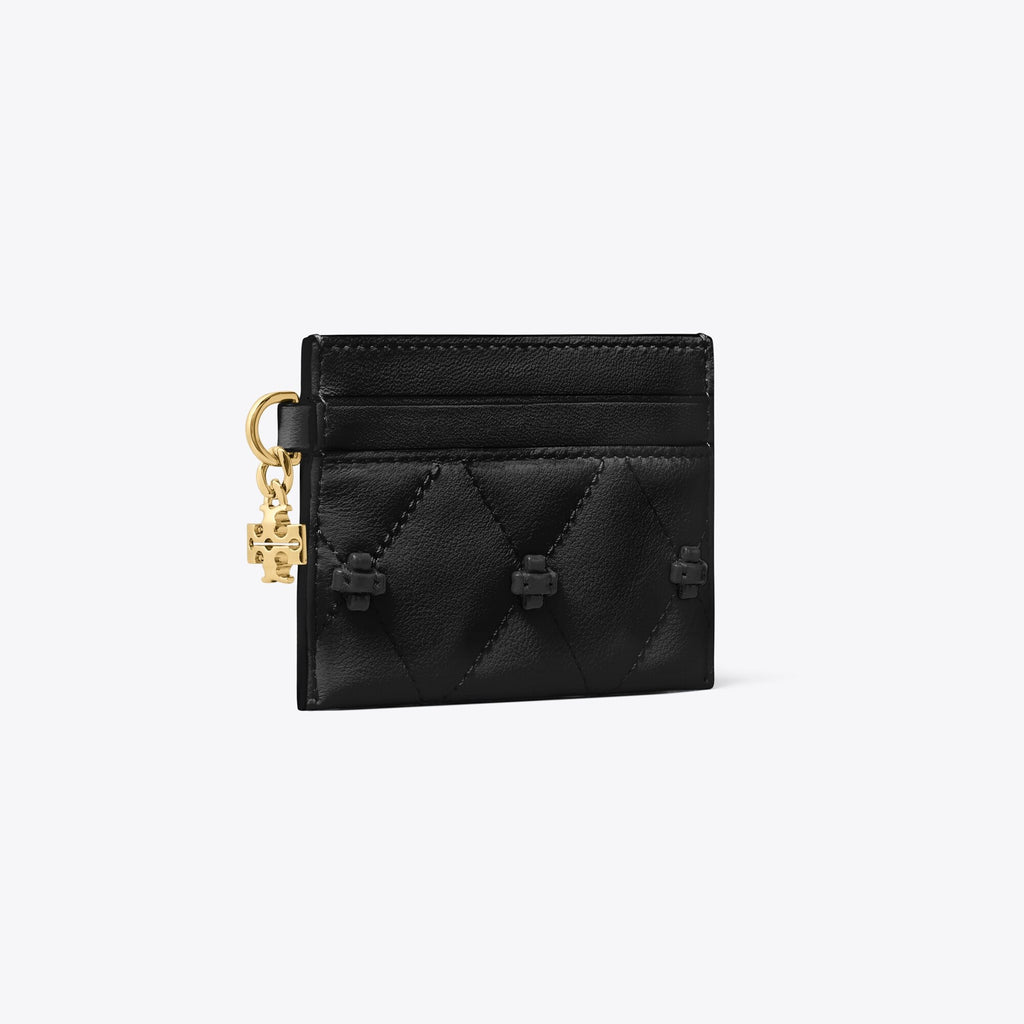 Tory Burch Bunny Knot Card Case - Black