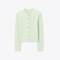 Tory Burch Bunny Knot Cashmere Cardigan - Mint