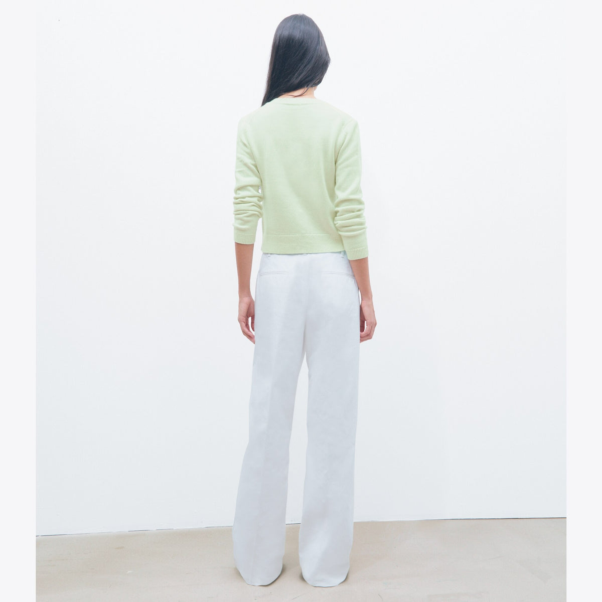 Tory Burch Bunny Knot Cashmere Cardigan - Mint - 5
