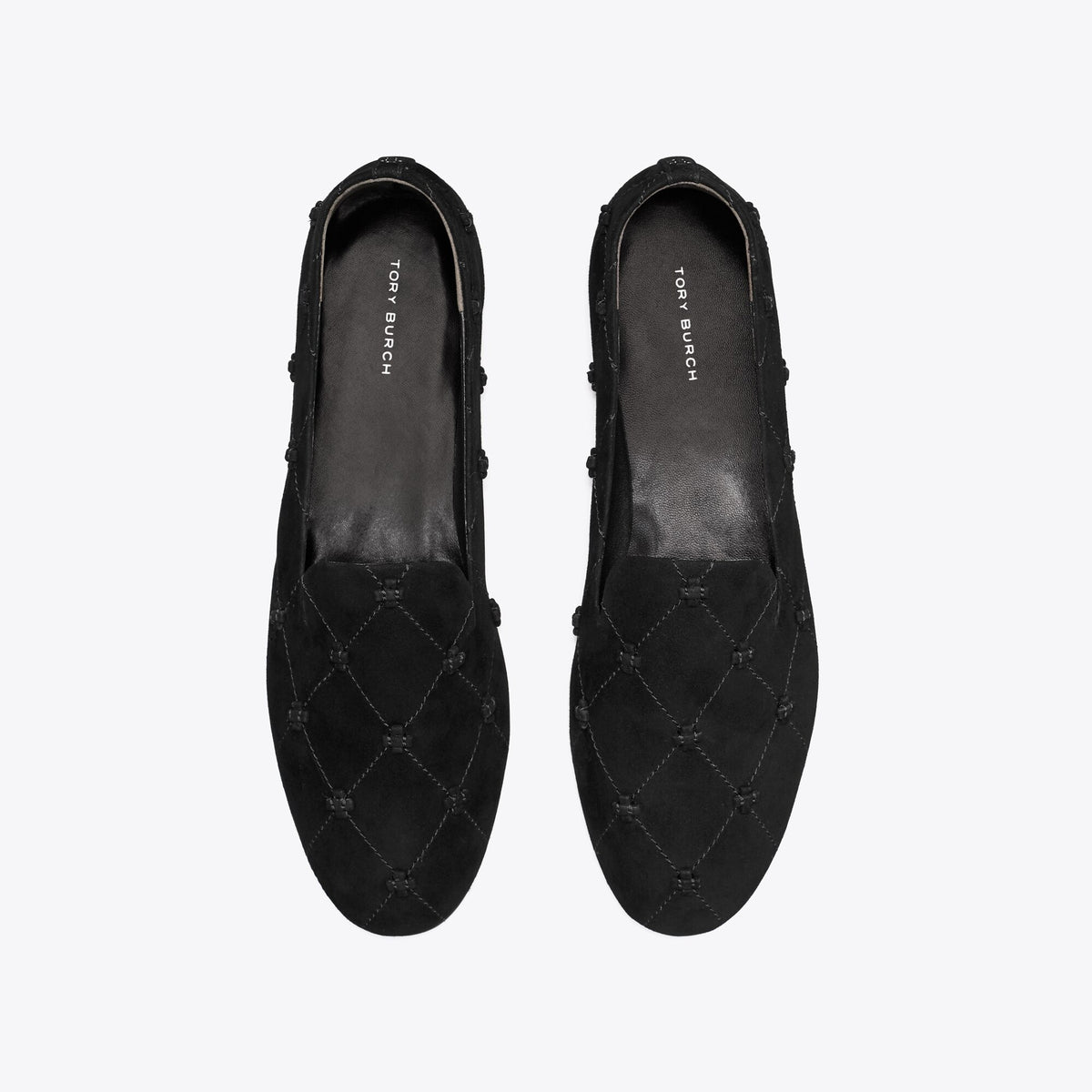 Tory Burch Bunny Knot Smoking Slipper - Perfect Black - 5