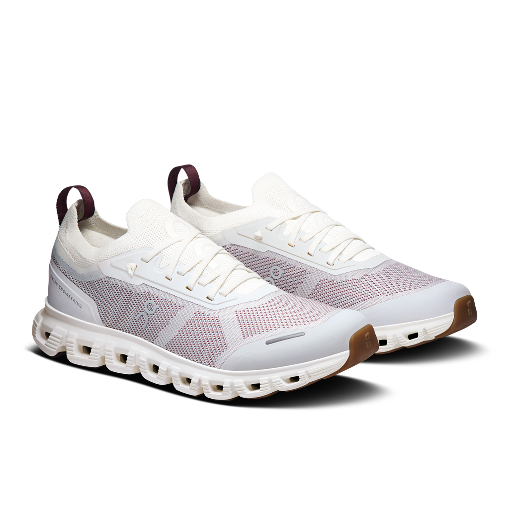 On Cloud 6 Versa Ice & Maroon Women - 6