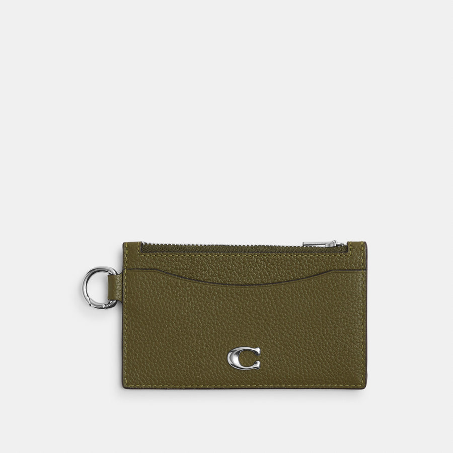 Coach Zip Card Case - Olive (Men's)