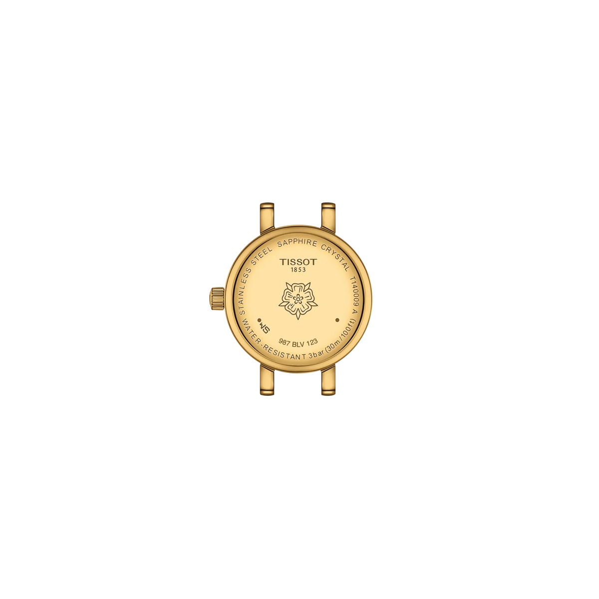 Back view of the watch case Tissot Lovely Round 19.5mm