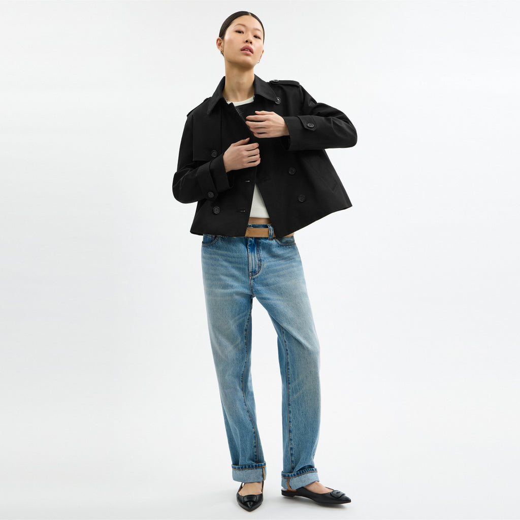 Coach Short Trench - Black (Women's)