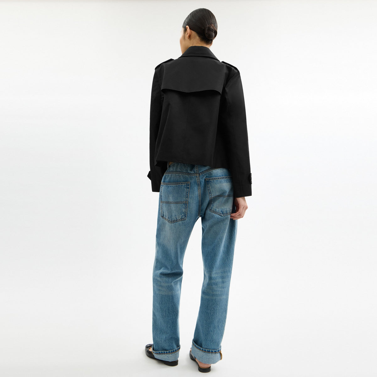Coach Short Trench - Black (Women's)