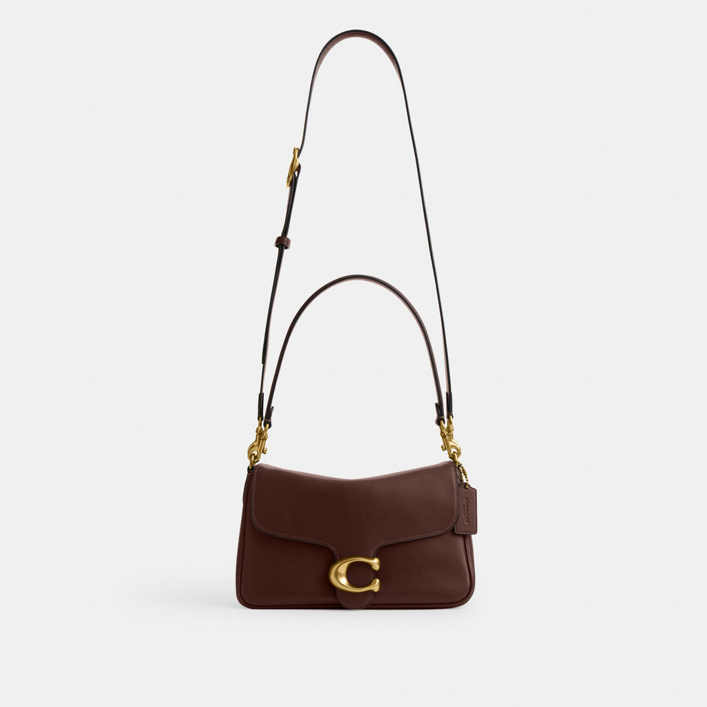 Coach Soft Tabby Shoulder Bag - Brass/Maple (Women's)