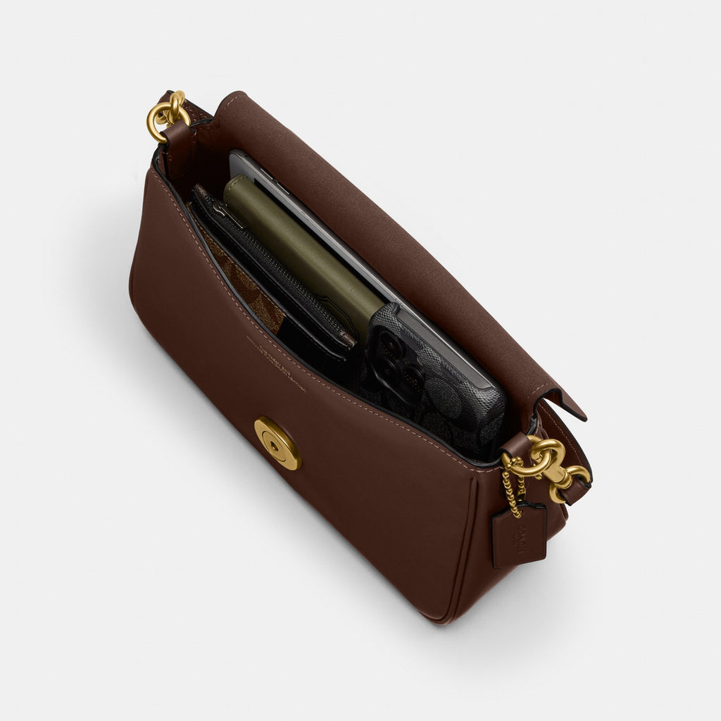 Coach Soft Tabby Shoulder Bag - Brass/Maple (Women's)