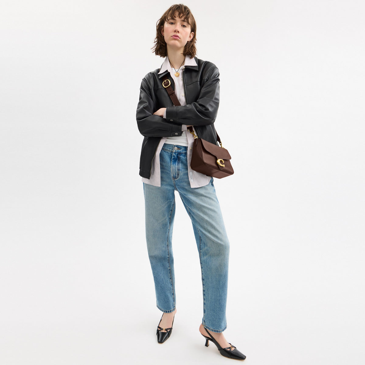 Coach Soft Tabby Shoulder Bag - Brass/Maple (Women's)