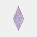 Coach Tossed Floral Print Silk Diamond Scarf - Violet Mist (Women's)