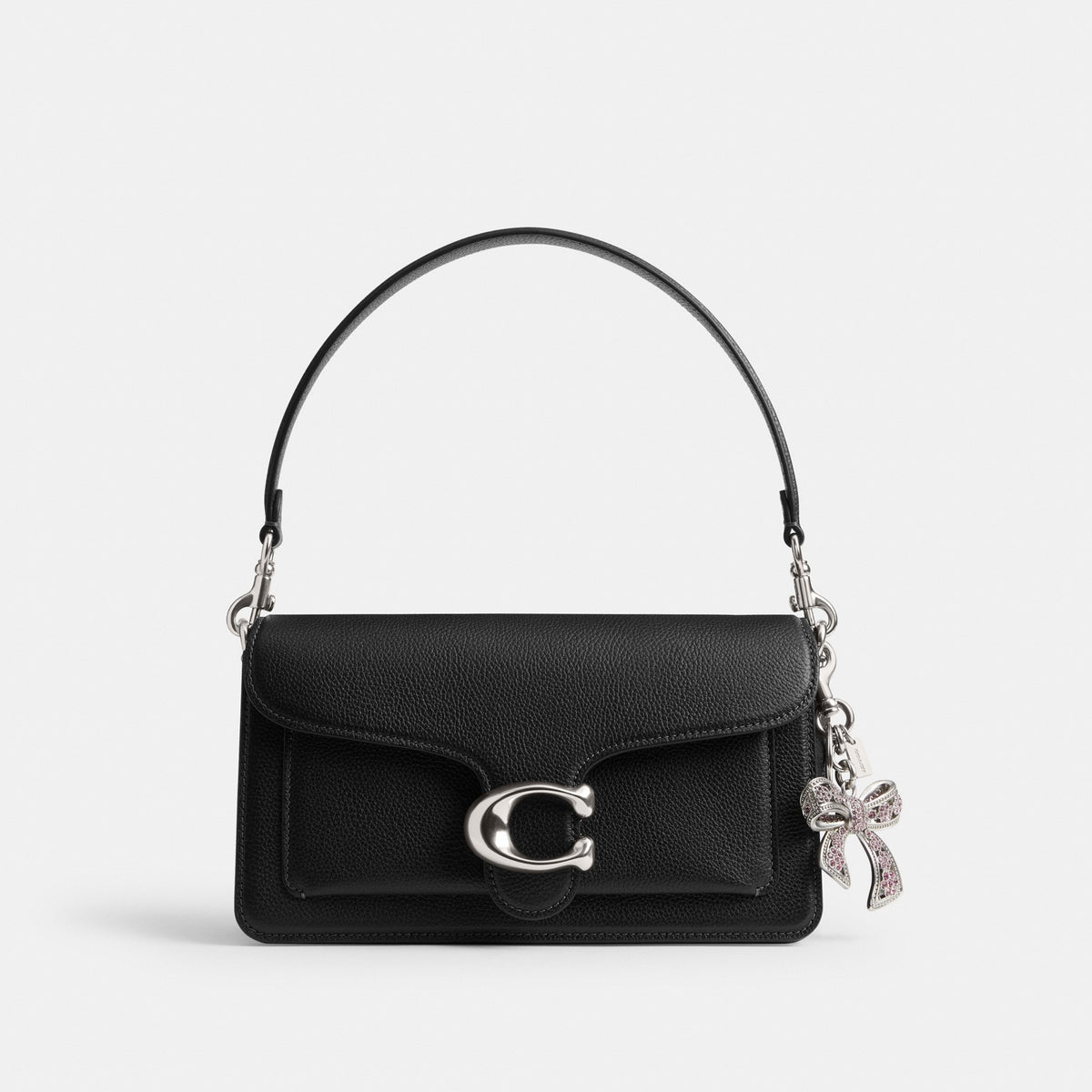 Coach Bow Bag Charm - Silver/Purple (Women's)