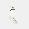 Coach Rexy Calf Socks - Chalk