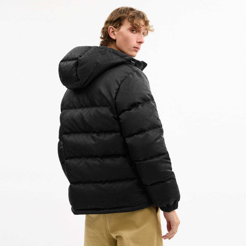 Coach Tonal Signature Down Jacket - Black (Men's)