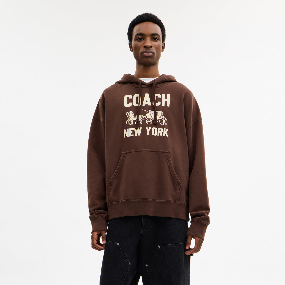 Coach Horse And Carriage Hoodie - Brown (Men's)