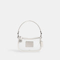 Coach Stadium Swinger Bag - Silver/Chalk (Women's)