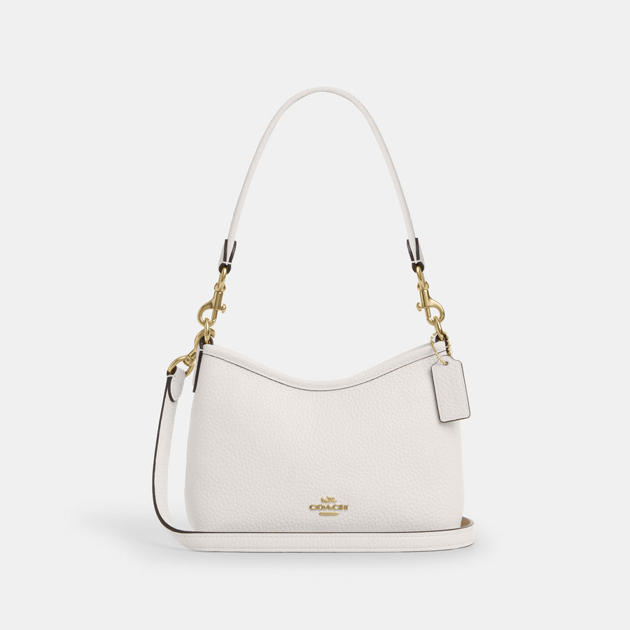 Coach Laurel Small Shoulder Bag - Gold/Chalk (Women's)