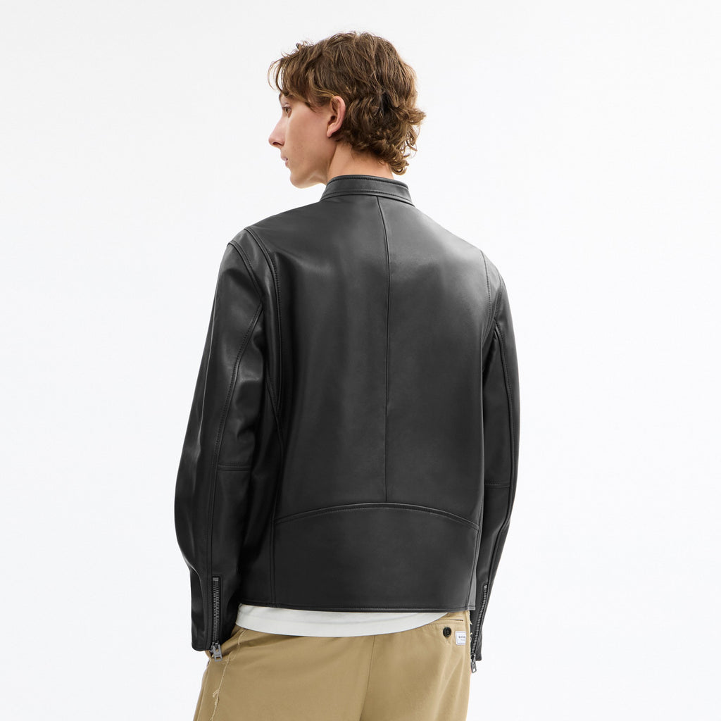 Coach Leather Racer Jacket - Black (Men's)
