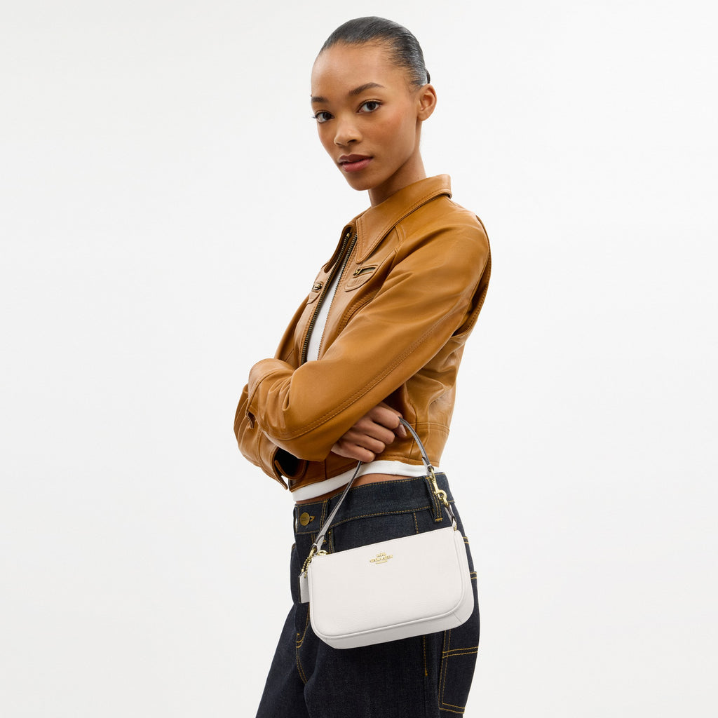 Coach Nolita 19 - Gold/Chalk (Women's)