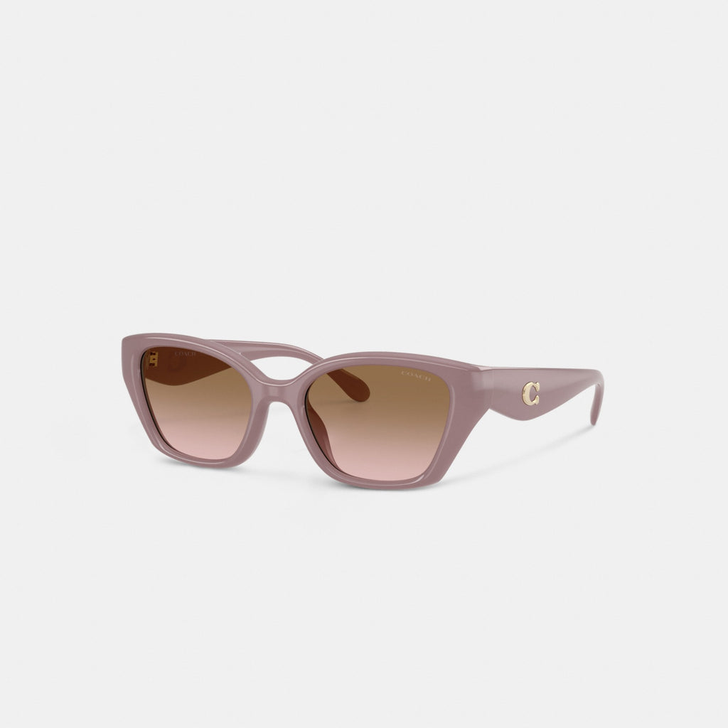 Coach C Hardware Square Cat Eye Sunglasses - Putty (Women's)