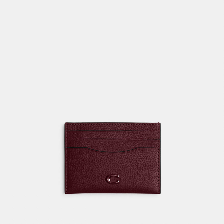 Coach Card Case - Light Maroon (Men's)