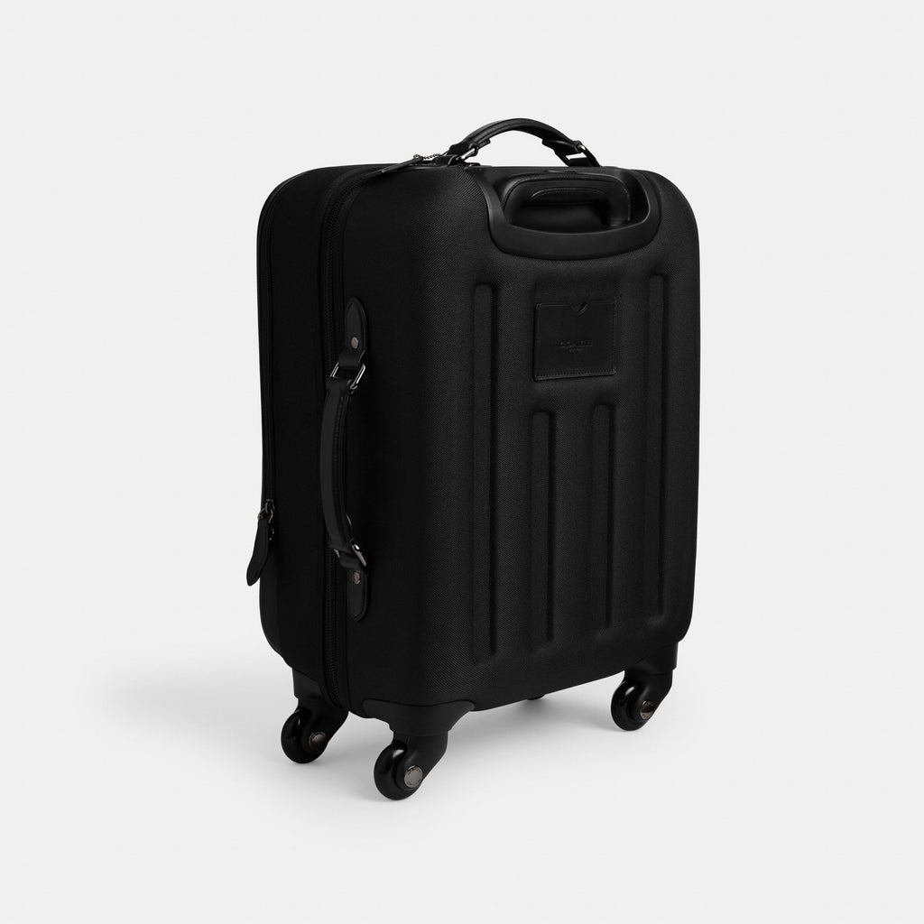 Coach Wheeled Carry On In Signature Canvas - Charcoal