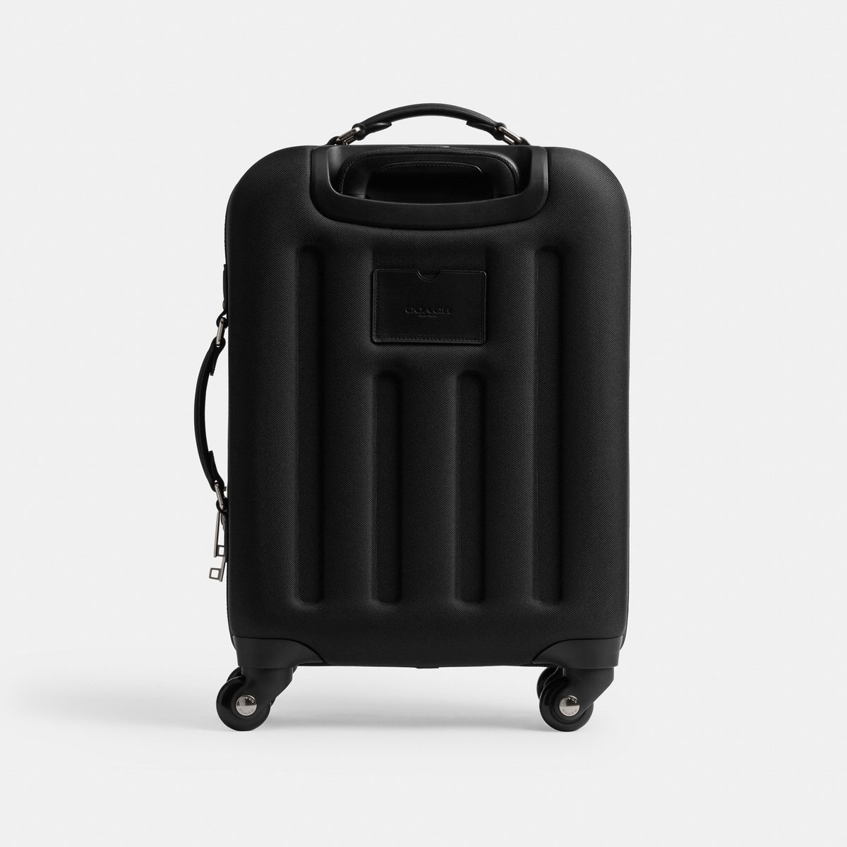 Coach Wheeled Carry On In Signature Canvas - Charcoal