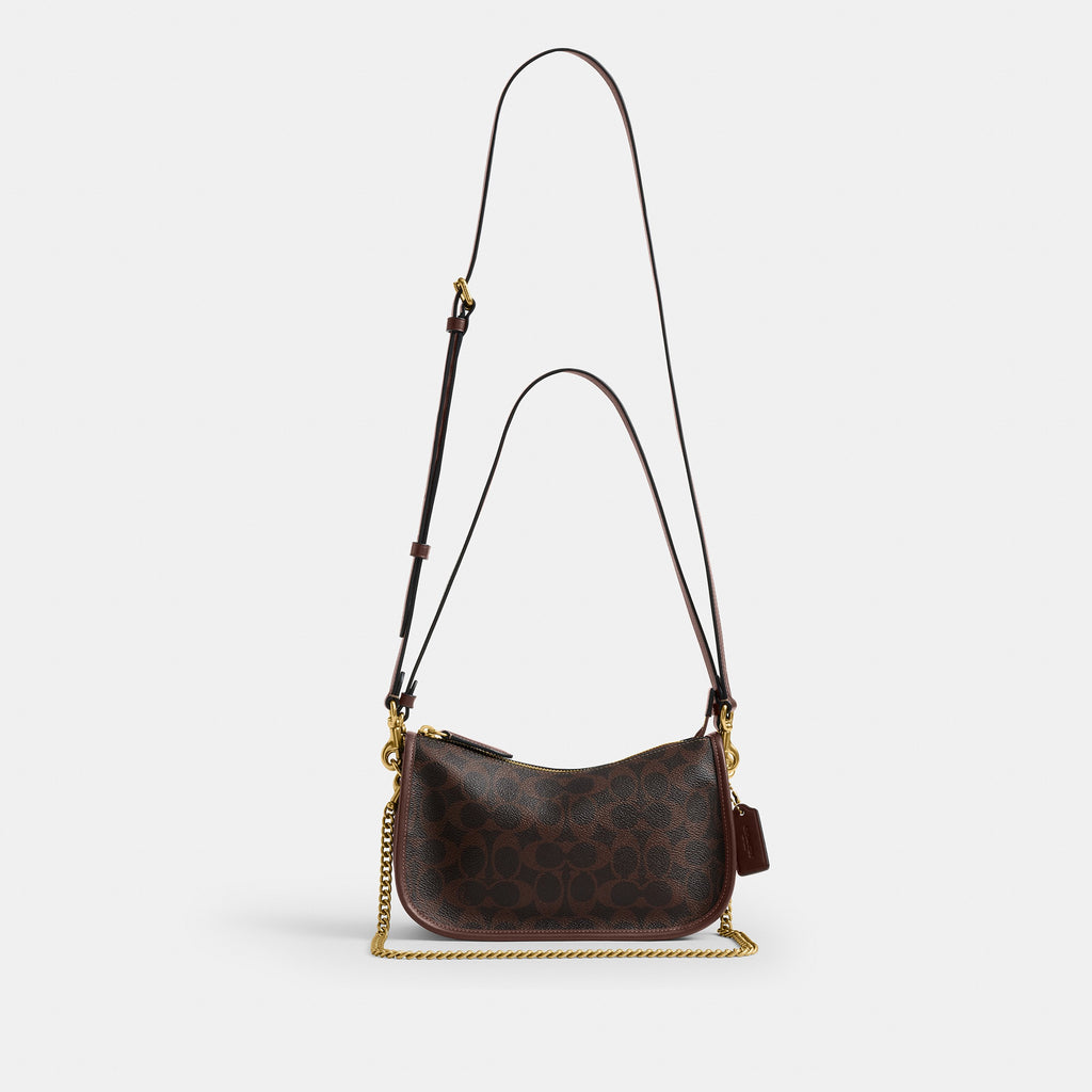Coach Waverly Bag In Signature Canvas - Brass/Maple (10)