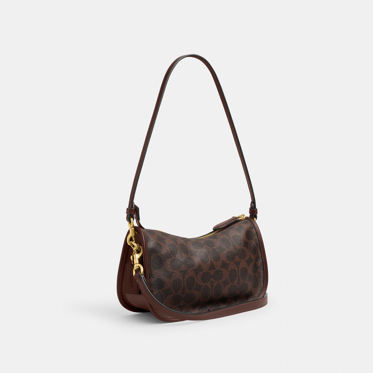 Coach Waverly Bag In Signature Canvas - Brass/Maple (2)